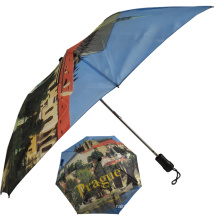 grand parapluie compact pliable à deux plis
